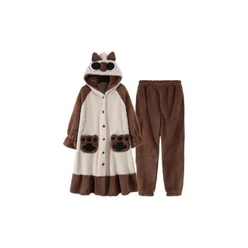 O'MESIK Pajama Set Women's Brown