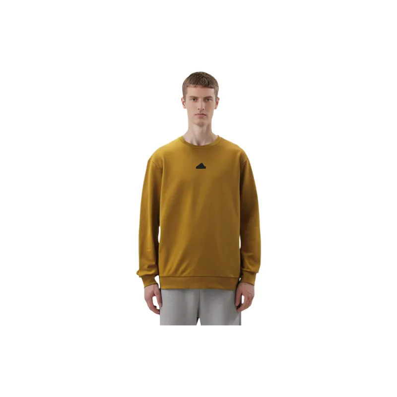 Adidas Sweatshirts Men Earth Yellow-1