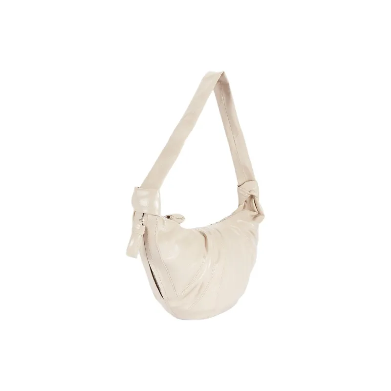 Lemaire Croissant Series Cotton Croissant Bag Shoulder Bag Large Size Women's Plaster-1
