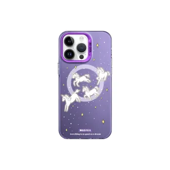 Marsfield TPU Material Acrylic Soft Edged Magnetic Case Phone Cases Compatible With Apple 16/15/14 Pro/Mac Pro