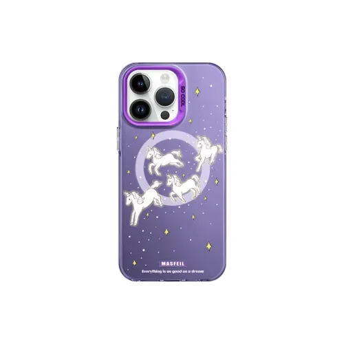 Marsfield TPU Material Acrylic Soft Edged Magnetic Case Phone Cases Compatible With Apple 16/15/14 Pro/Mac Pro