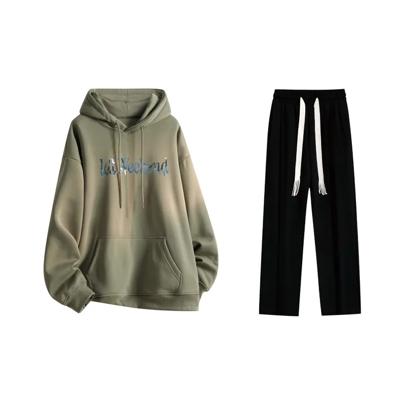 LA'T.WEEKEND Sweatshirt Set Unisex-39
