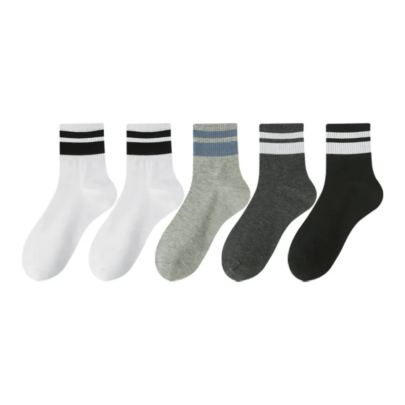 Mulong Family Mid Calf Socks Men's 8 Pack Mixed Color-20