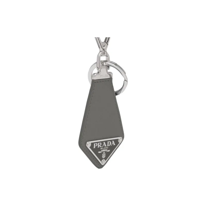 PRADA Saffiano Leather Keychain-1