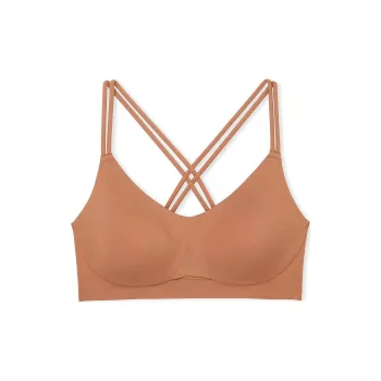 Victoria's Secret VSX VSX Elevate Strappy-Comfort Sports Bra /Caramel Bra Women's Caramel