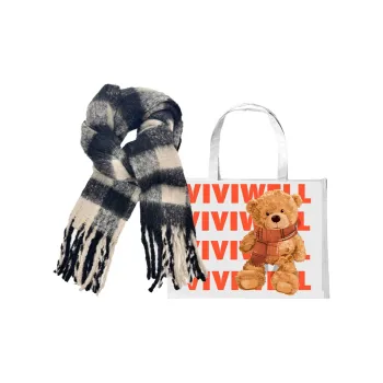 VIVIWELL Knit Scarves Unisex