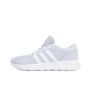 Adidas Lite Racer Anti-Slip Wear-Resistant Mid-Top Casual Shoes Women's Light Blue