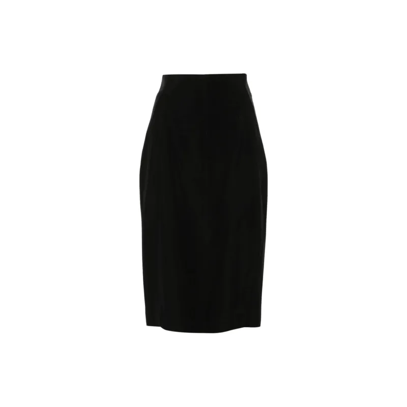 Mugler Buckled Tailored Skirt-2