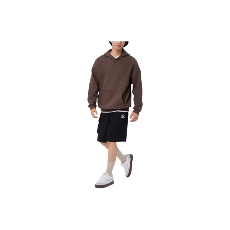 PUMA Elevated HOODIE FL Sweatshirt Men's Chocolate-3