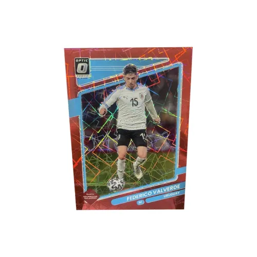 PANINI Durex OPTIC Uruguay, Real Madrid, Valladolid, Red Laser Fold, Player Card, Card Pass Sports Cards 1 Pc