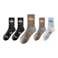 5 Pack (2 Black, 2 White, 1 Gray)