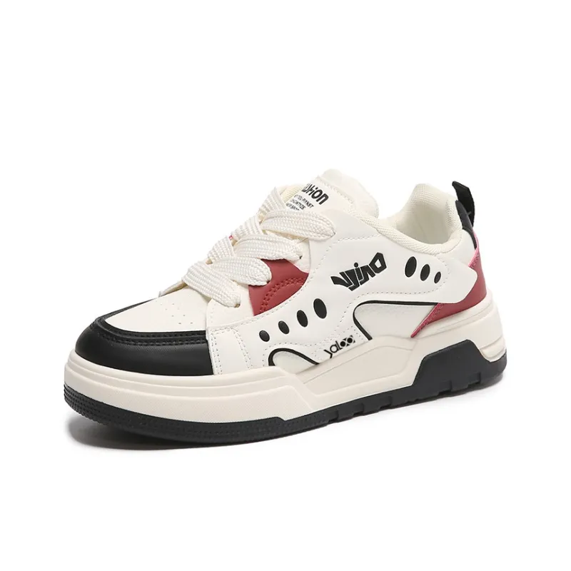 Yalu Shock Absorbers With Slip Resistant And Abrasion Resistant Properties Low Top Skateboard Shoes Women's-8