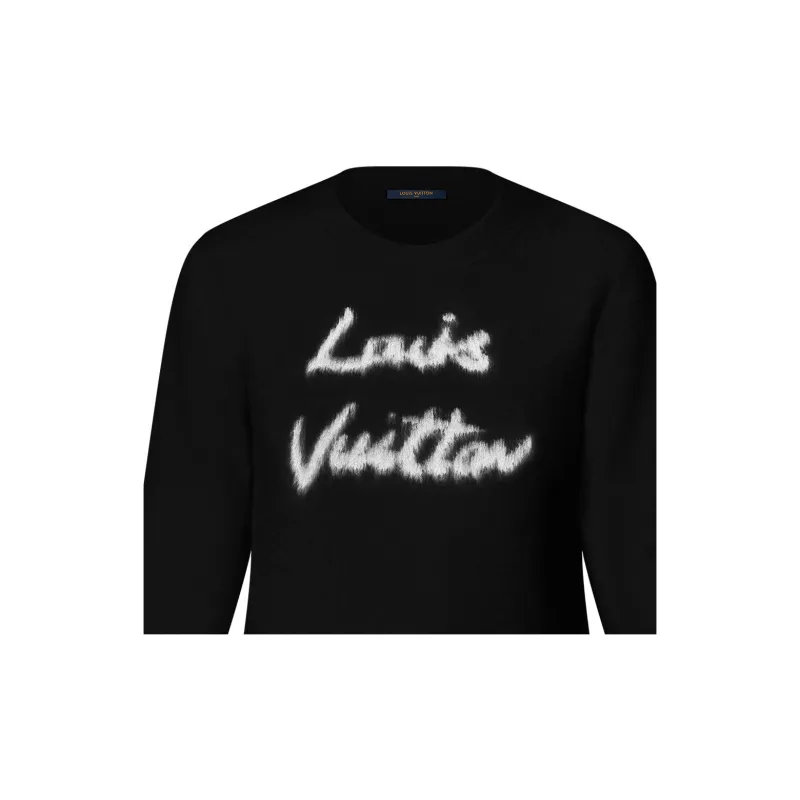 LOUIS VUITTON LOUIS VUITTON Brushed Knit Pullover-3