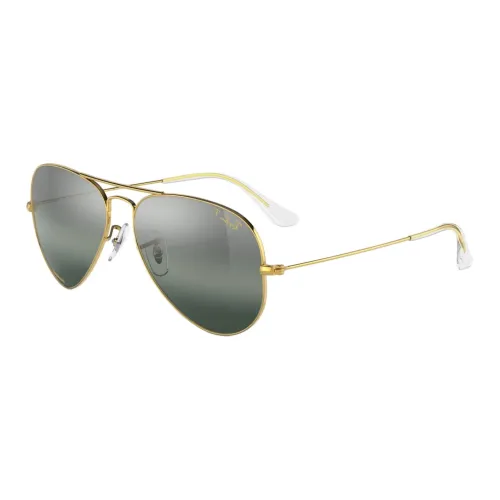 RayBan Crystal Aviator Sunglasses Men's Gold