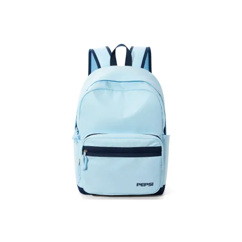 Pepsi Fabric Backpack Laptop Bag Unisex Black/Blue