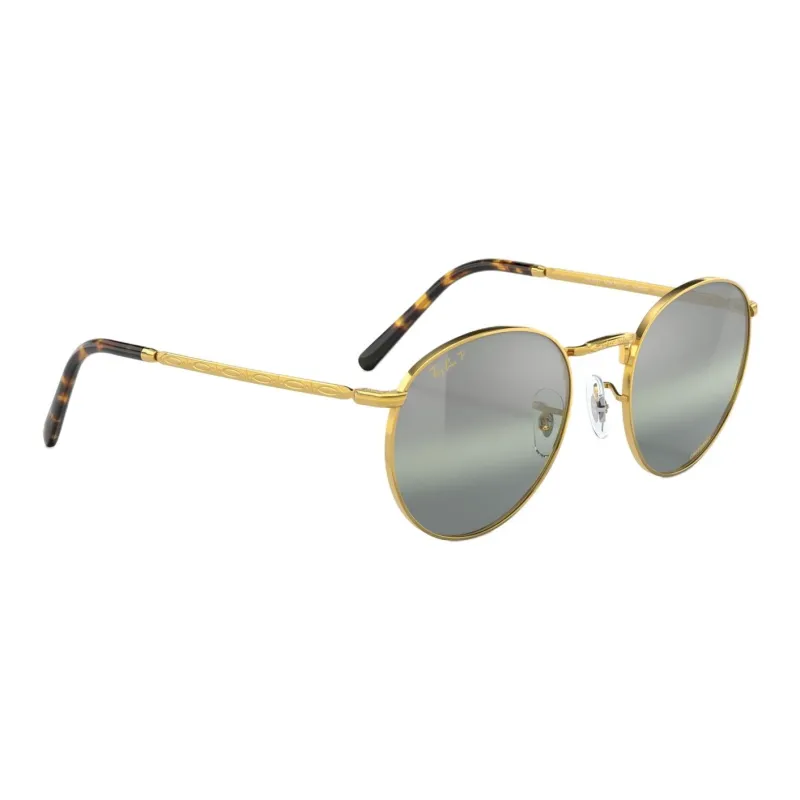 RayBan Crystal Round Sunglasses Women's Gold-2