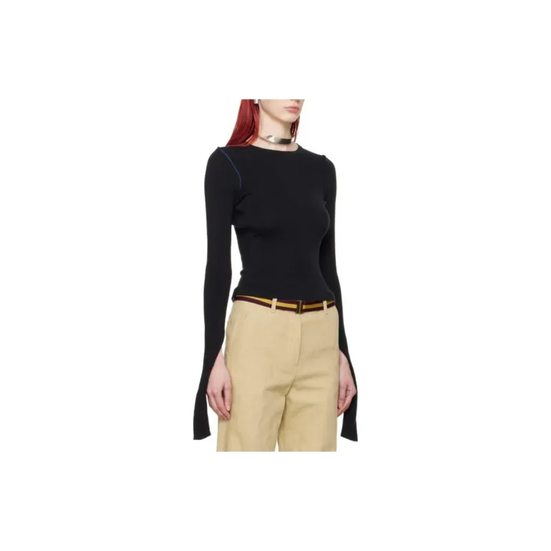 MM6 Maison Margiela Sweater Women's Black-2