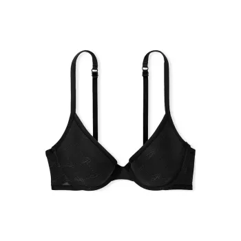 Victoria's Secret PINK Wear Everywhere Push Up Bra / Pure Black Bra Women's Pure Black