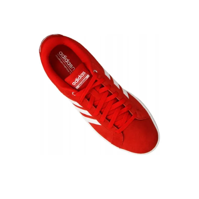 Adidas Cloudfoam Anti-Slip Wear-Resistant Low-Top Skateboard Shoes Unisex Red-2