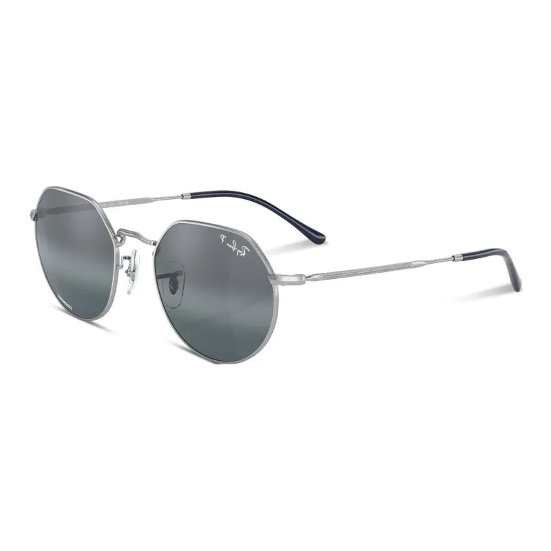 RayBan Metal Round Sunglasses Men's Silver-0
