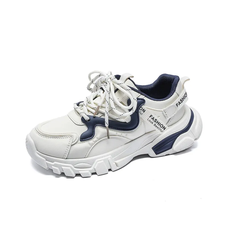 M.M Party Cushioned Anti Slip Wear Resistant And Water Resistant Low Top Chunky Sneakers Women's-4