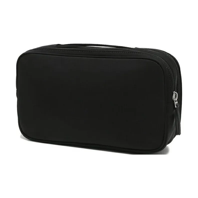 TORY BURCH Recycled Nylon Clutch Makeup Bag Women's Black-2