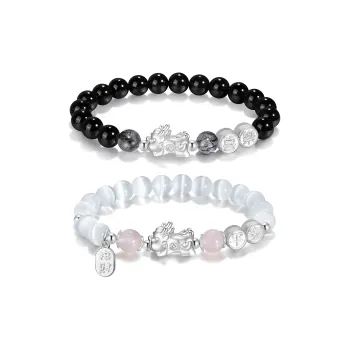 COLIMIDA Artificial Gemstone Alloy Bracelets Unisex