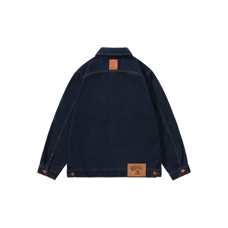 SANTASTIC Denim Jacket Men's Blue-1