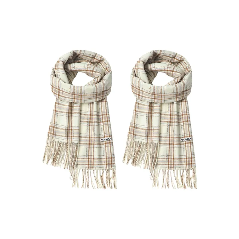 Yalu Polyester Knit Scarves Unisex-4