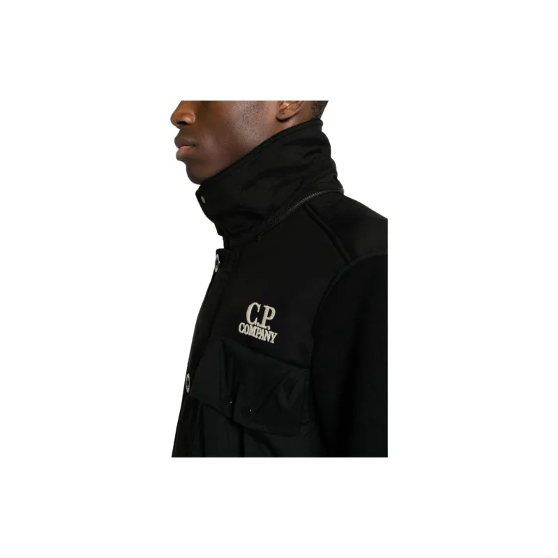 C.P.Company Duffel Mixed Goggle Hooded Jacket-4