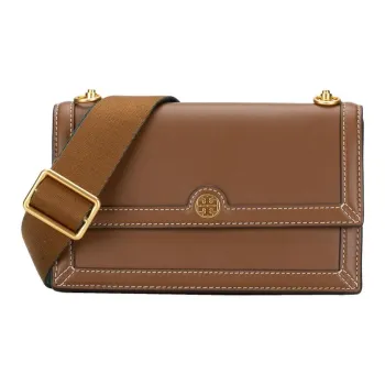 TORY BURCH T Monogram Leather Shoulder Bag Crossbody Bag Mini Women's Brown