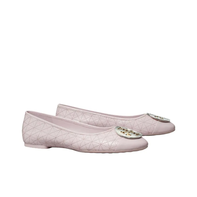 TORY BURCH Claire Quilted Leather Ballerinas-2