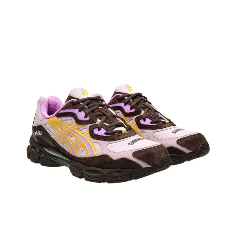 Asics X Pleasures Gel NYC 'Pink Brown'-3