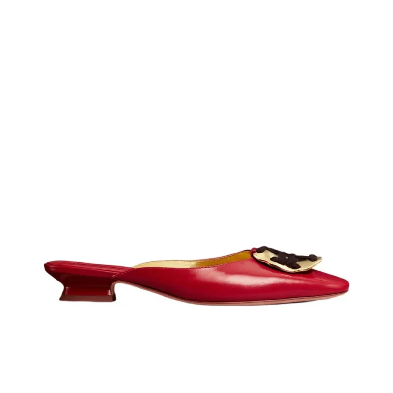 TORY BURCH Wrap-toe Slippers Women's Red-1