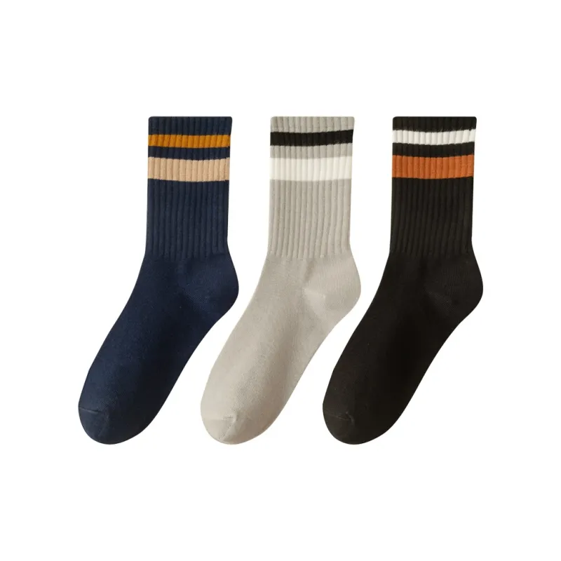 MIIOW Mid Calf Socks Unisex 3 Pack-8