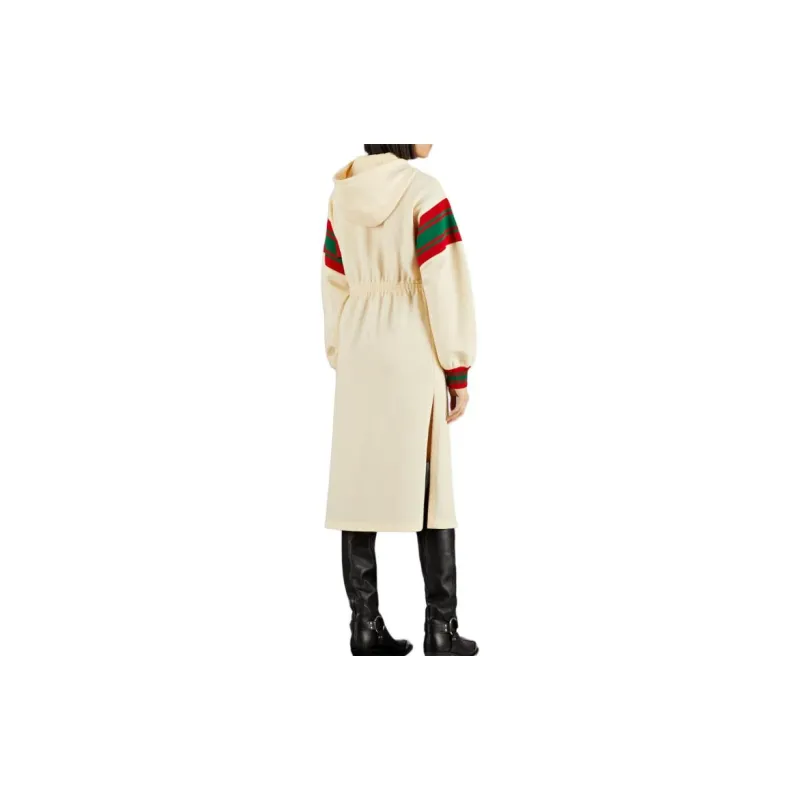 GUCCI Web stripe Hooded Dress-2