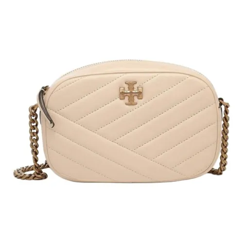 TORY BURCH Kira Nappa Leather Camera Bag, Crossbody Bag, Shoulder Bag Regular Women's New Cream