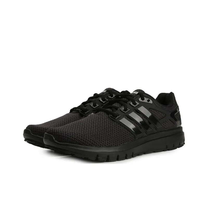 Adidas Energy Cloud Abrasion Resistant Low Top Running Shoes Men's Black-2