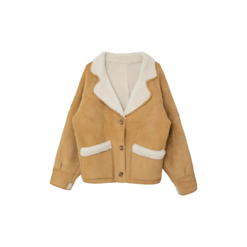 Incolore Jackets Coats Women's Light Camel-1