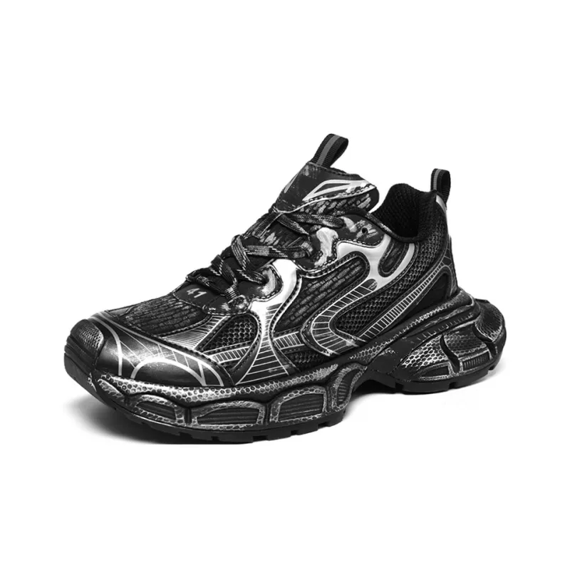 ORD Impact Resistant Wear Resistant Lightweight Breathable Slip Resistant Low Top Chunky Sneakers Unisex-1