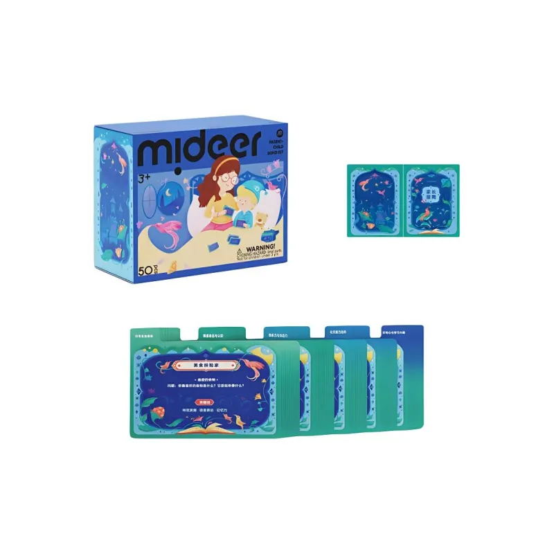 MIDEER Parent And Kid Communication Card Companion Time Tips Expression Thinking Training Interactive Games Board Games-1