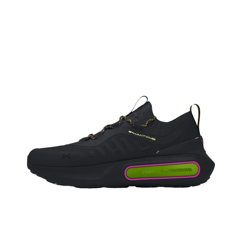 Under Armour Phantom 4 Slip Resistant Low Top Casual Shoes Unisex Black-0