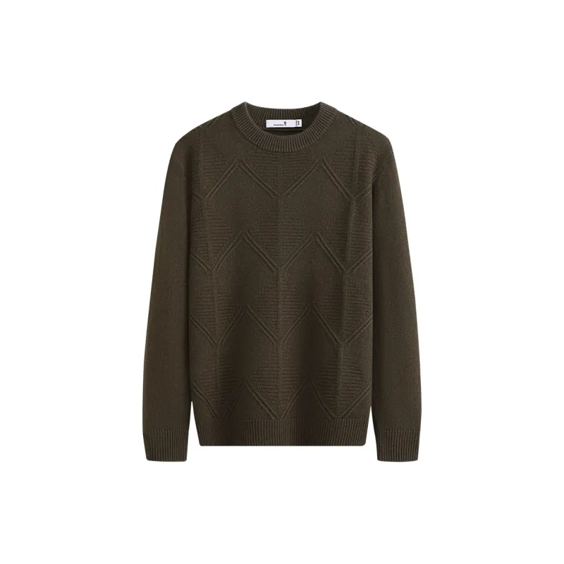 Dance With Wolves Sweater Men's Camel-0