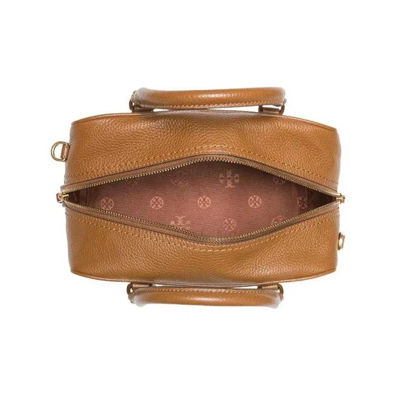 TORY BURCH Blake Leather Shoulder Bag, Crossbody Bag, Handbag Regular Women's Brown-2