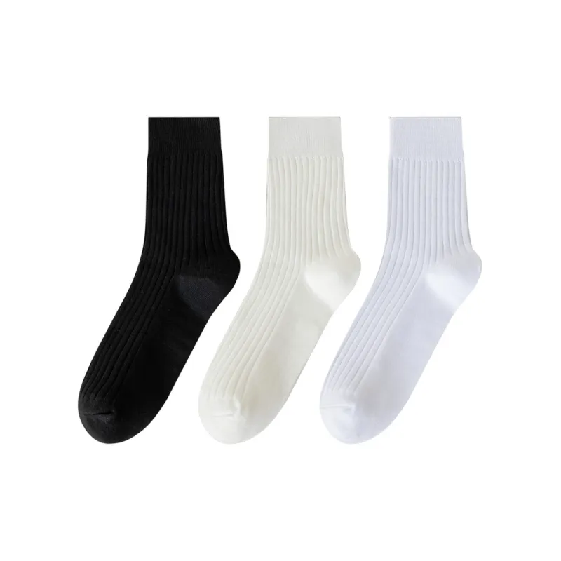 MIIOW Mid Calf Socks Unisex 3 Pack-9