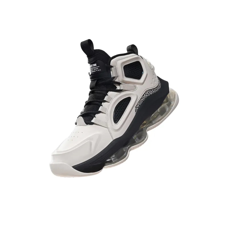 N·HOT Impact Resistant Height Increasing High Top Air Cushion Casual Running Shoes Men's-3