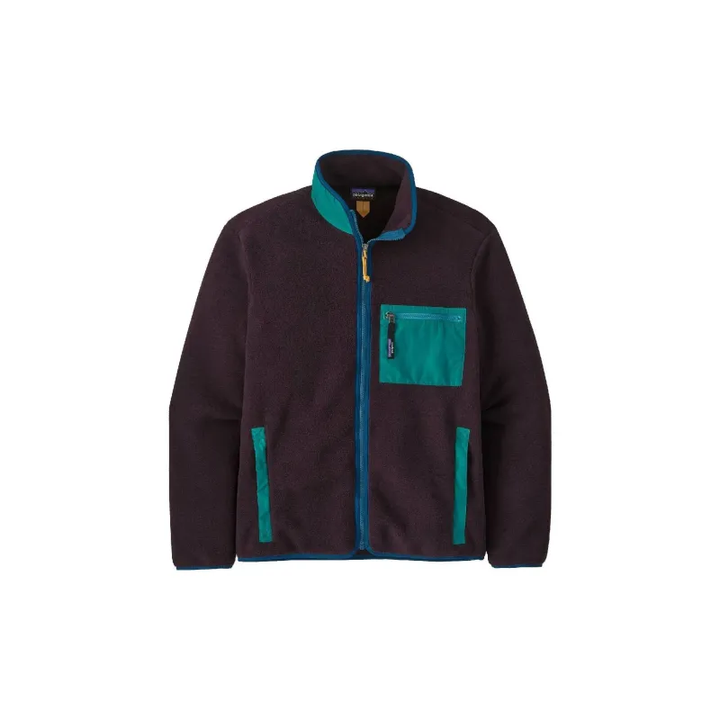 Patagonia Jackets Coats Men's Black Stone Plum Comes With Necklace-1