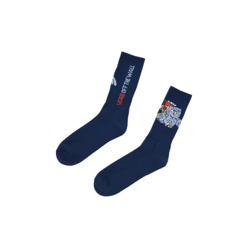 Vans Mid Calf Socks Men's 1 Pack Blue