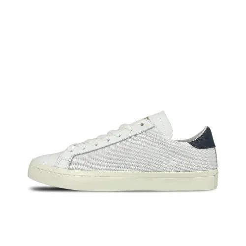 Adidas Originals Courtvantage Anti-Slip Wear-Resistant Low-Top Skateboard Shoes Unisex White