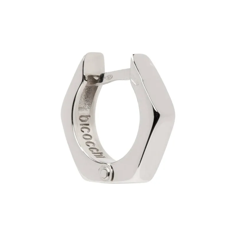 EMANUELE BICOCCHI Singular Hexagonal Hoop Earring-0